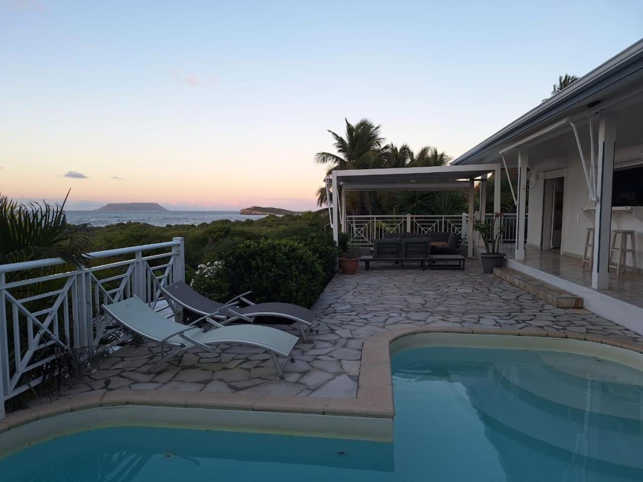 Villa Muscade Guadeloupe, Piscine, Vue Mer Et Acces Plage سانت فرانسوا المظهر الخارجي الصورة