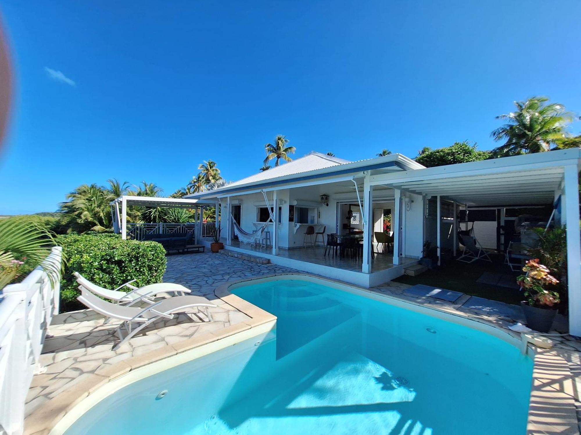 Villa Muscade Guadeloupe, Piscine, Vue Mer Et Acces Plage سانت فرانسوا المظهر الخارجي الصورة